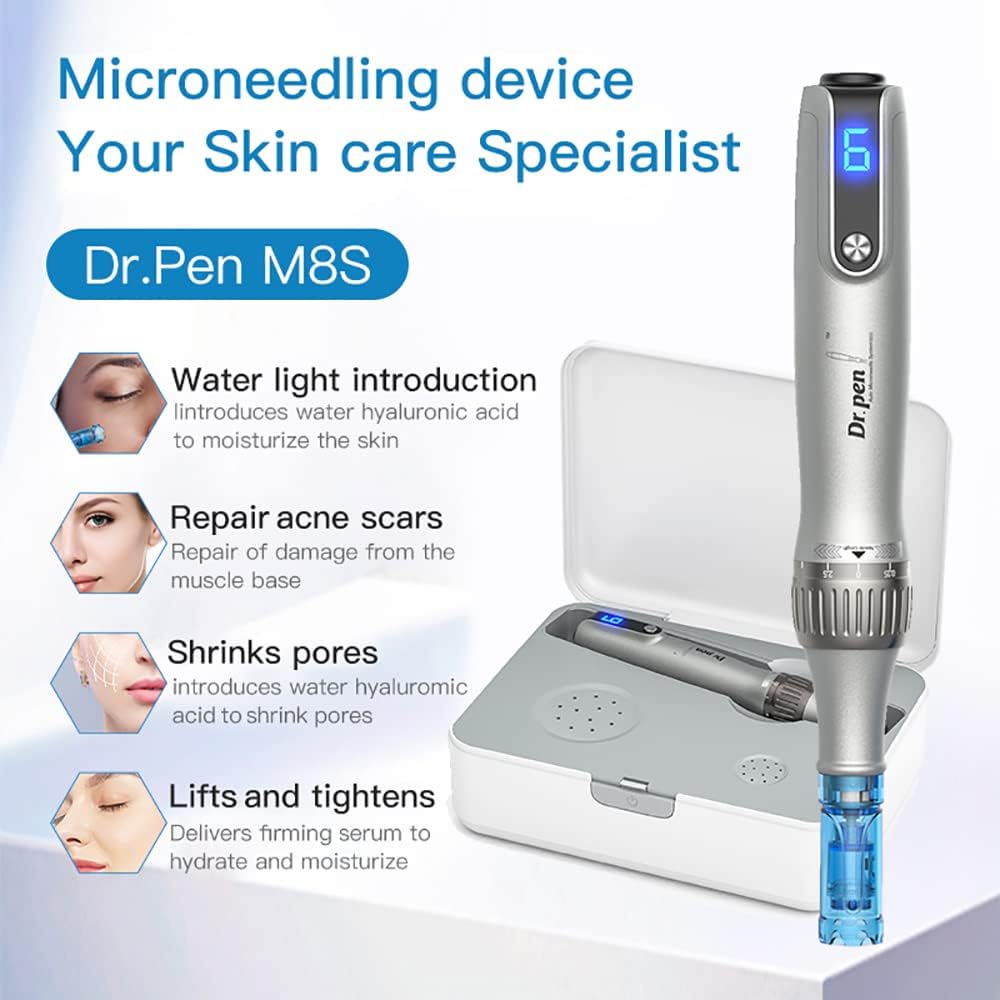Dr. Pen M8S Microneedling Pen – Professional Skin Rejuvenation & Anti-Aging Device