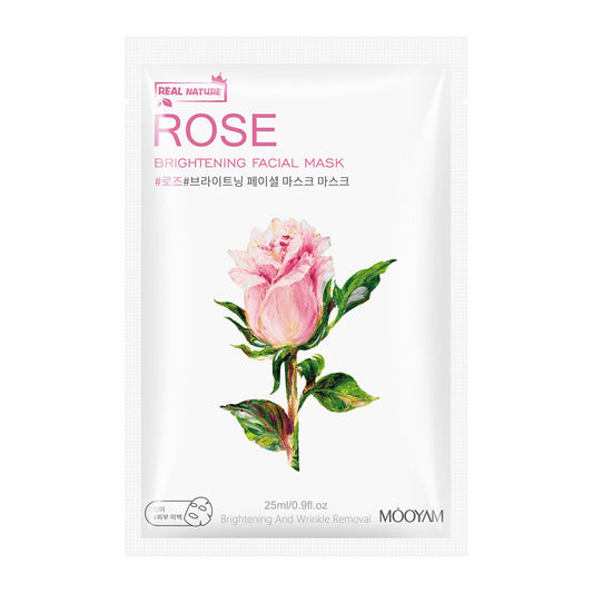 ROSE BRIGHTENING AND WRINKLE REMOVAL FACIAL MASK 25ml