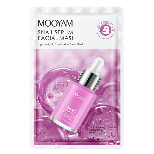 SNAIL SERUM LIGHTENING BREATHABLE FACIAL MASK e25ml