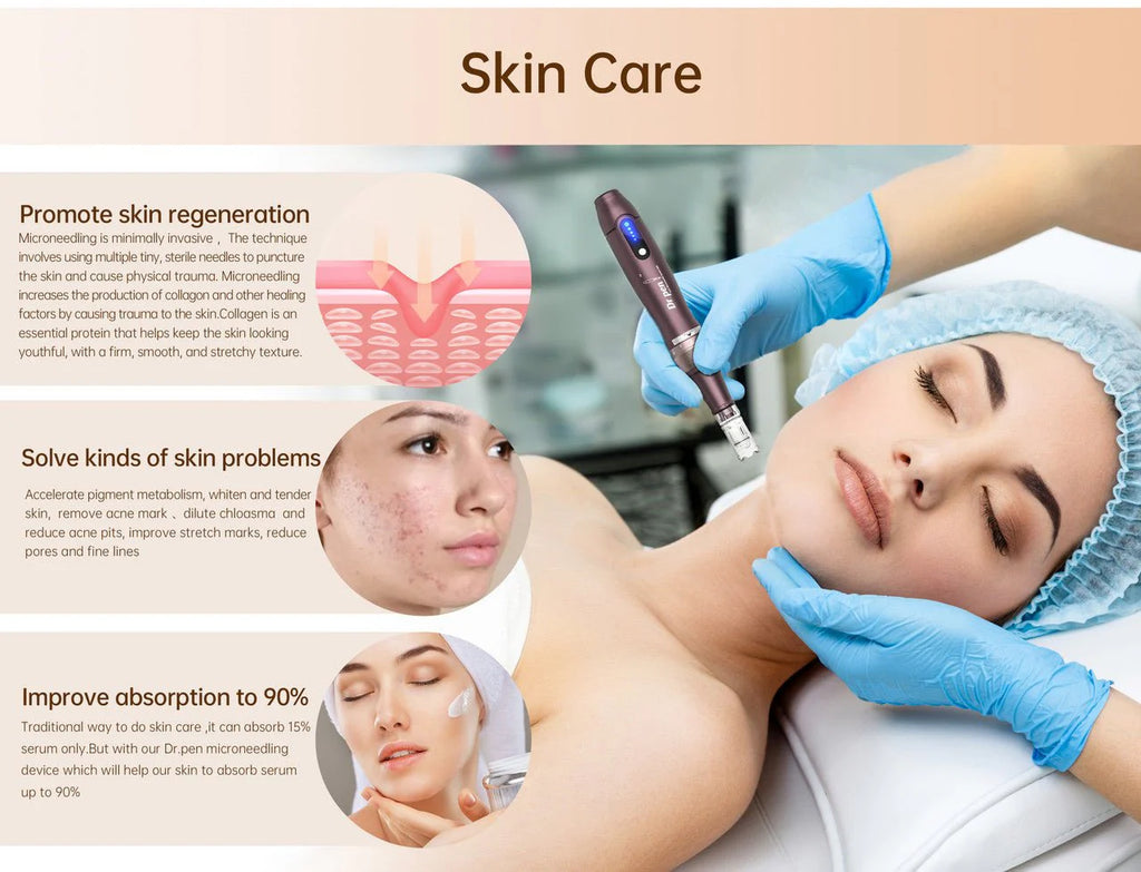 Dr. Pen A10 Microneedling Pen – Professional Skin Rejuvenation & Anti-Aging Device