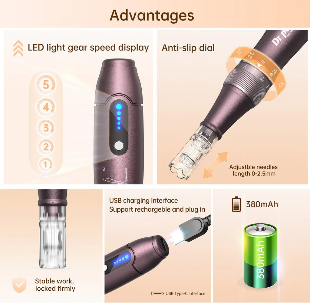 Dr. Pen A10 Microneedling Pen – Professional Skin Rejuvenation & Anti-Aging Device