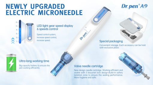 Dr. Pen A9 Microneedling Pen – Professional Skin Rejuvenation & Anti-Aging Device